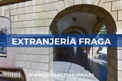 extranjeria Fraga Comisaría de Policía Nacional Fraga