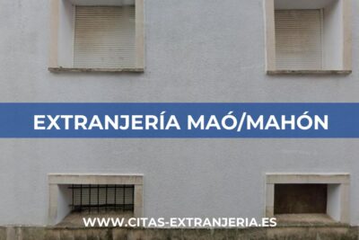 extranjeria MaoMahon Extranjería en Maó/Mahón (Comisaría de Policía Nacional)