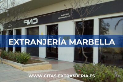 extranjeria Marbella Comisaría de Policía Nacional Marbella