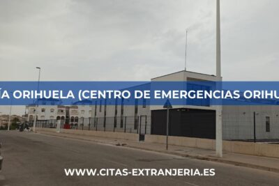 extranjeria Orihuela 1 Centro de Emergencias Orihuela