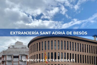 extranjeria Sant Adria de Besos Comisaría de Policía Nacional Sant Adrià de Besòs