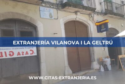 extranjeria Vilanova i la Geltru Comisaría de Policía Nacional Vilanova i la Geltrú